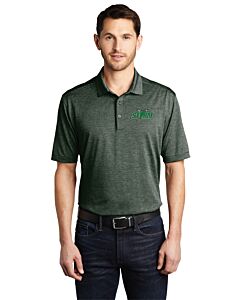 Port Authority® Shadow Stripe Polo - Embroidery -Deep Forest Green