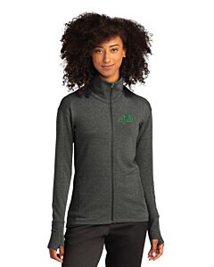 Sport-Tek® Ladies' Sport-Wick® Flex Fleece Full-Zip - Embroidery-Dark Heather Gray