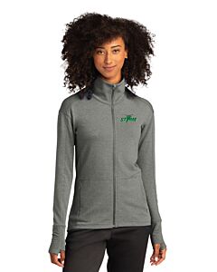Sport-Tek® Ladies' Sport-Wick® Flex Fleece Full-Zip - Embroidery-Light Heather Gray