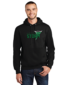 Port & Company® Essential Fleece Pullover Hooded Sweatshirt - Logo 2 - DTG