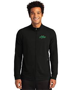 Sport-Tek® Sport-Wick® Flex Fleece Full-Zip - Embroidery-Black
