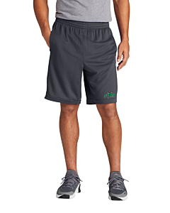 Sport-Tek® PosiCharge® Position Short with Pockets - Embroidery -Graphite