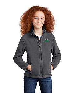 Port Authority® Youth Value Fleece Jacket - Embroidery -Iron Gray