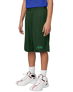 Sport-Tek® Youth PosiCharge® Competitor™ Short - Embroidery -Forest Green