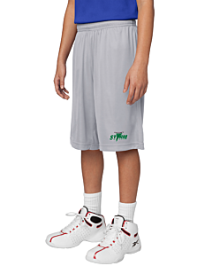 Sport-Tek® Youth PosiCharge® Competitor™ Short - Embroidery -Silver